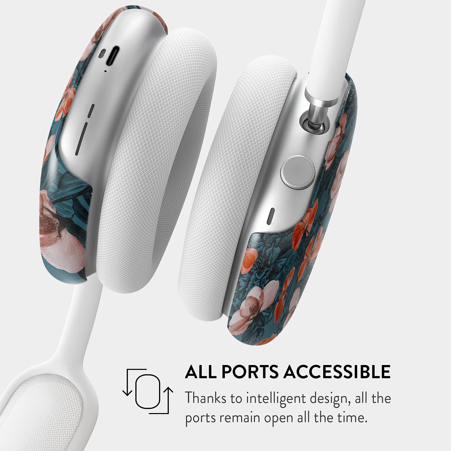 Amazon | Burga Airpod ハードケース Apple Airpods MAXケース 赤い
